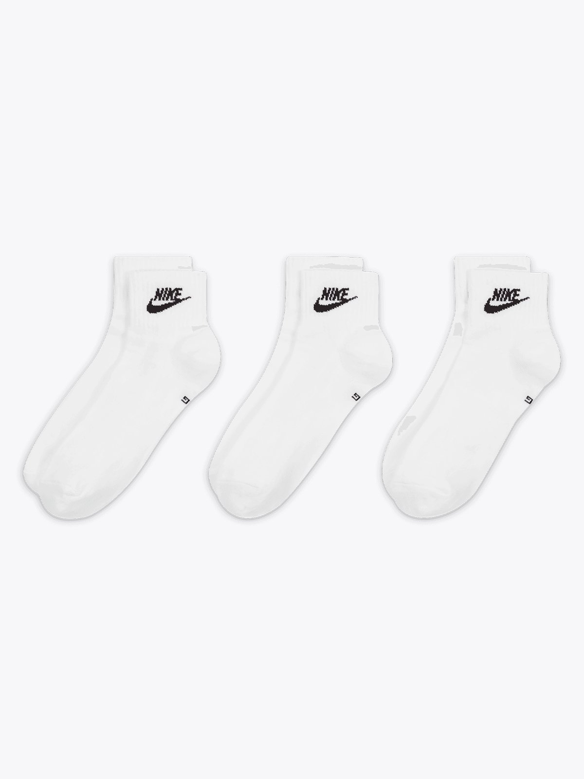 Nike Ankle Essential Socks 3pk White / Black