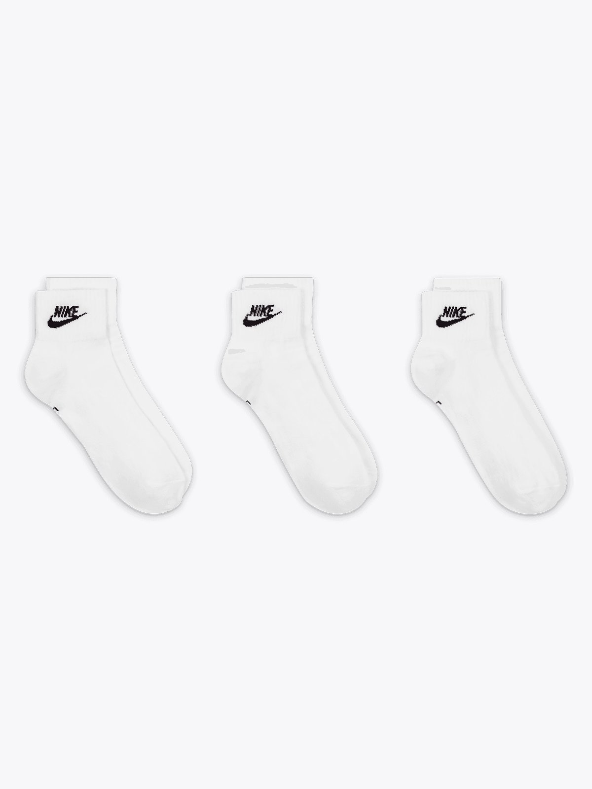 Nike Ankle Essential Socks 3pk White / Black