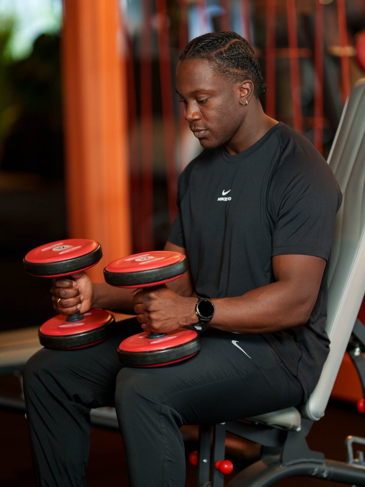 Nike Dri-Fit Form Pant Tapered Black / White