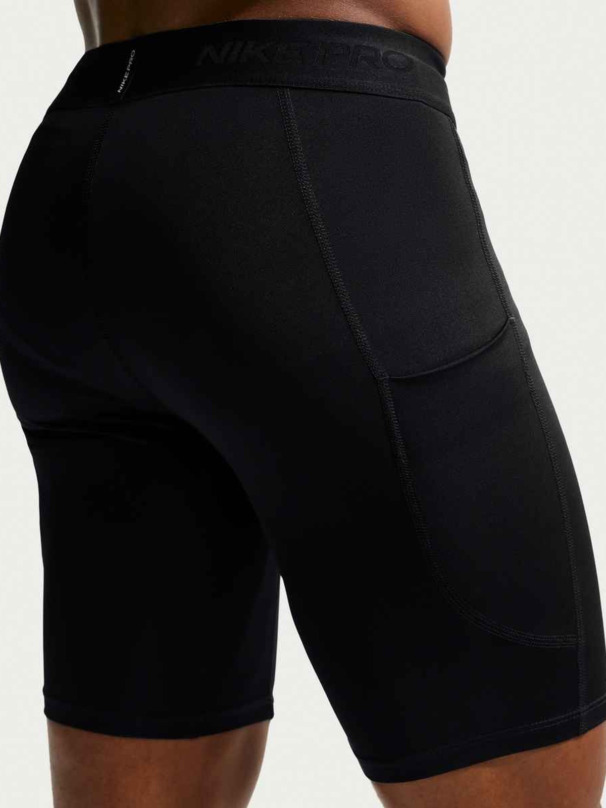 Nike Pro Dri-Fit Fitness Long Shorts Sort