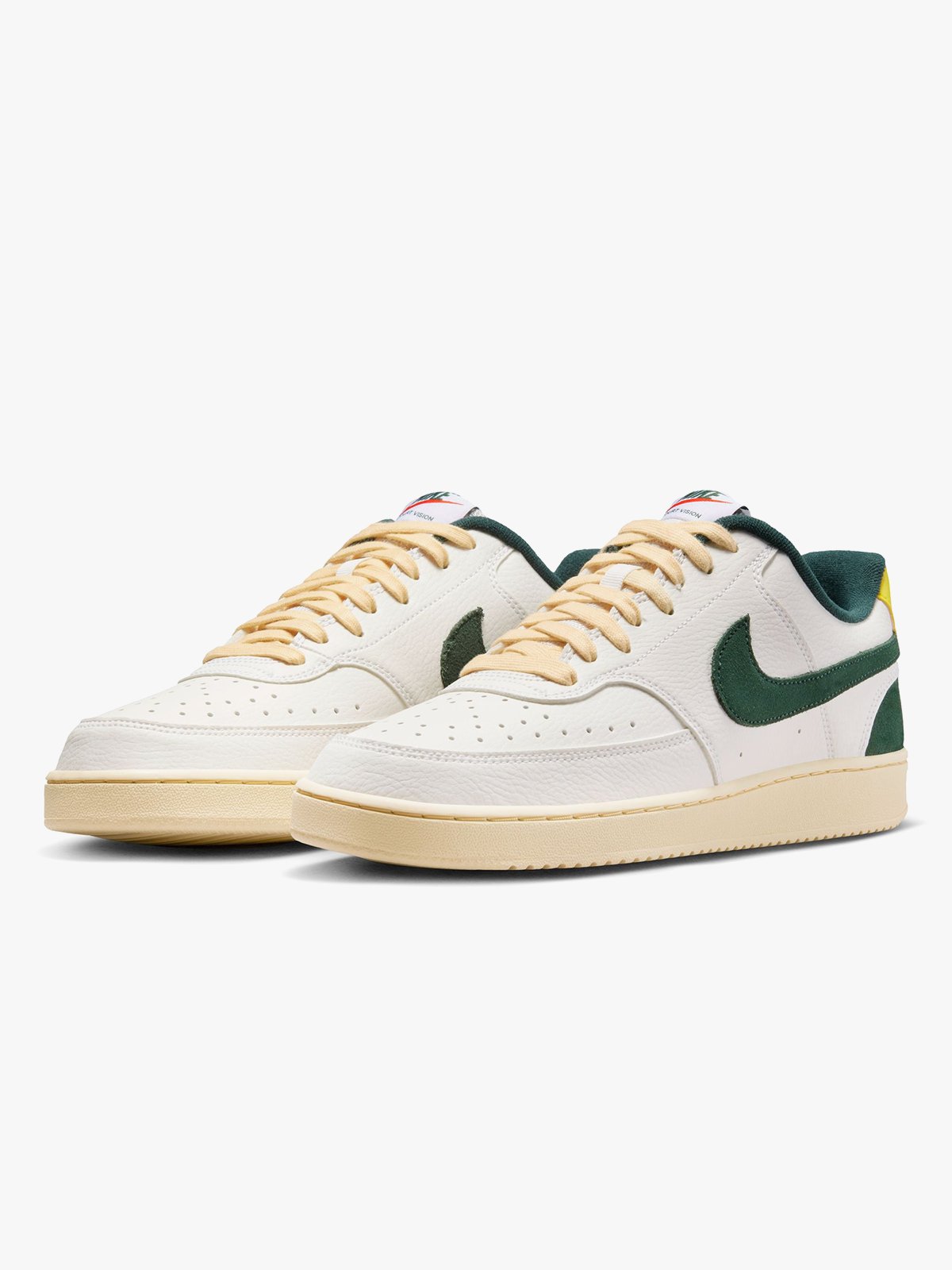 Nike Court Vision Low Sail/Picante Red/Opti Yellow/Pro Green
