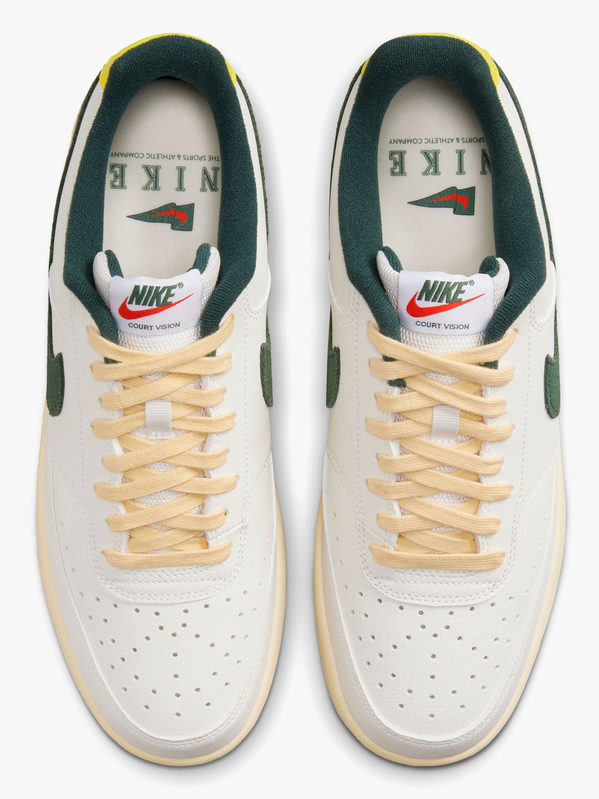 Nike Court Vision Low Sail/Picante Red/Opti Yellow/Pro Green