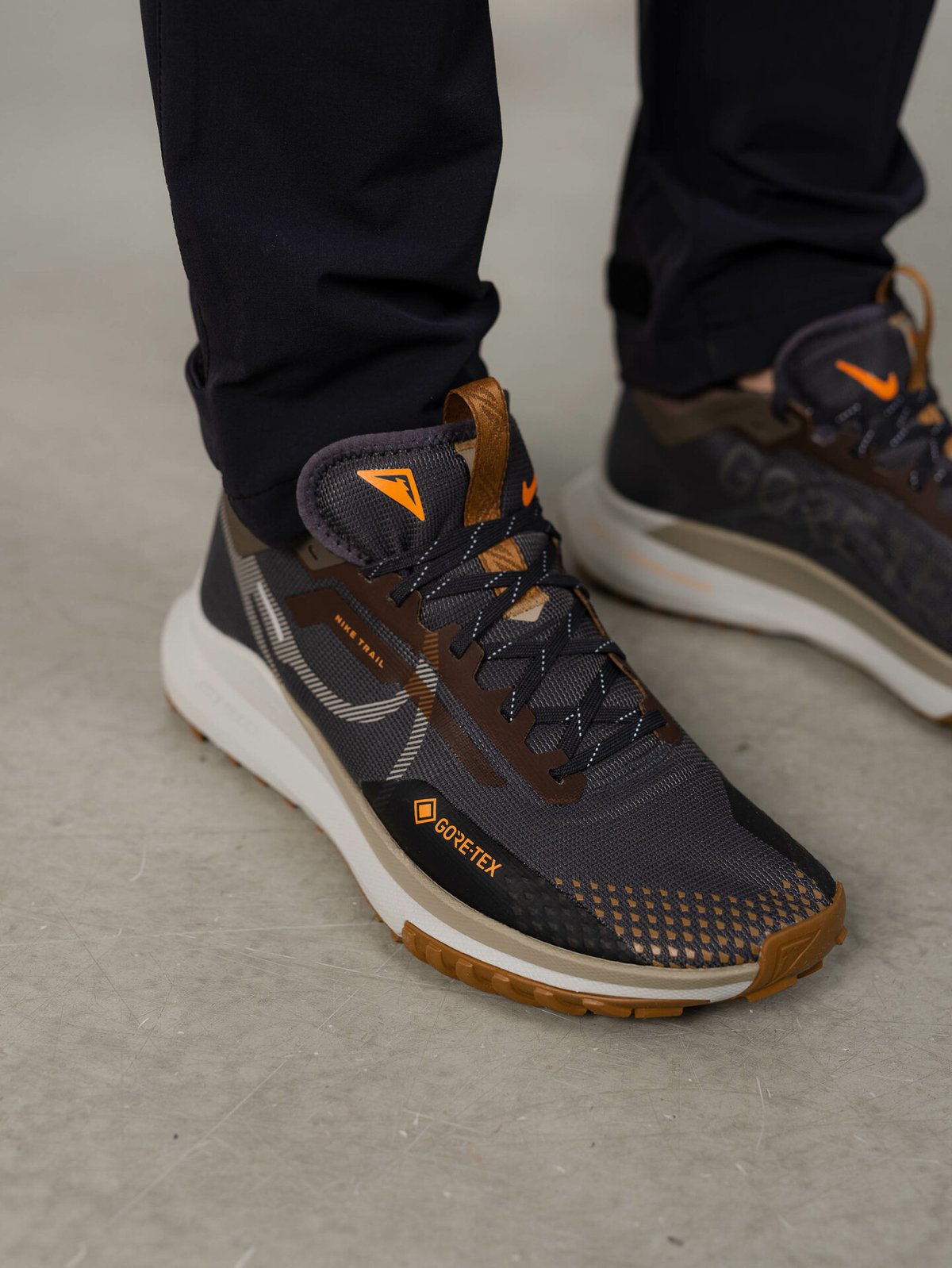Nike React Pegasus Trail 4 GTX Anthracite/Bright Mandarine-Ironstone