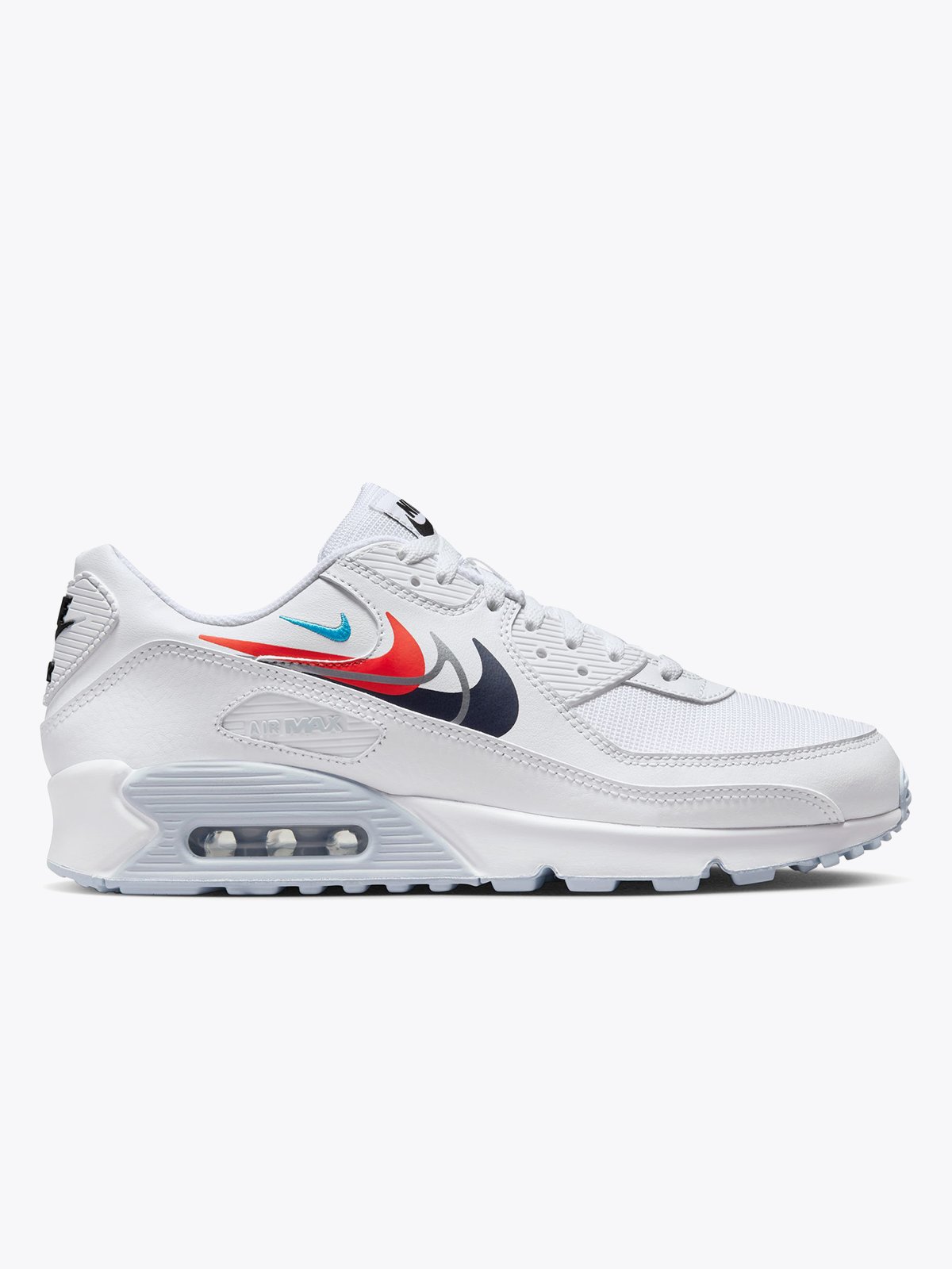 Nike Nike Air Max 90 White / Midnight navy - bright crimson