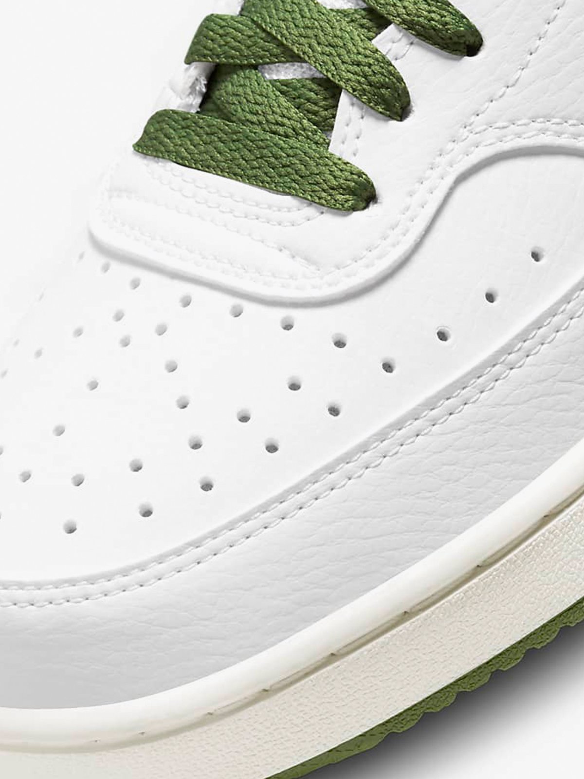 Nike Court Vision Low White/Treeline/Sail/Oil Green