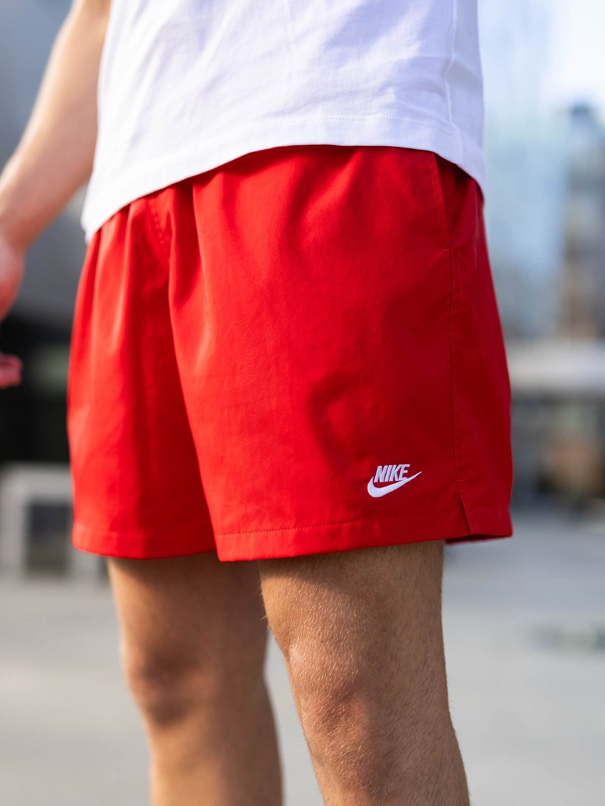 Nike Club Flow Short University Red / White