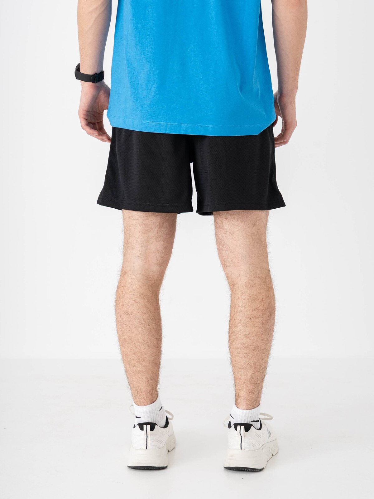 Nike Club Flow Mesh Shorts Black / White
