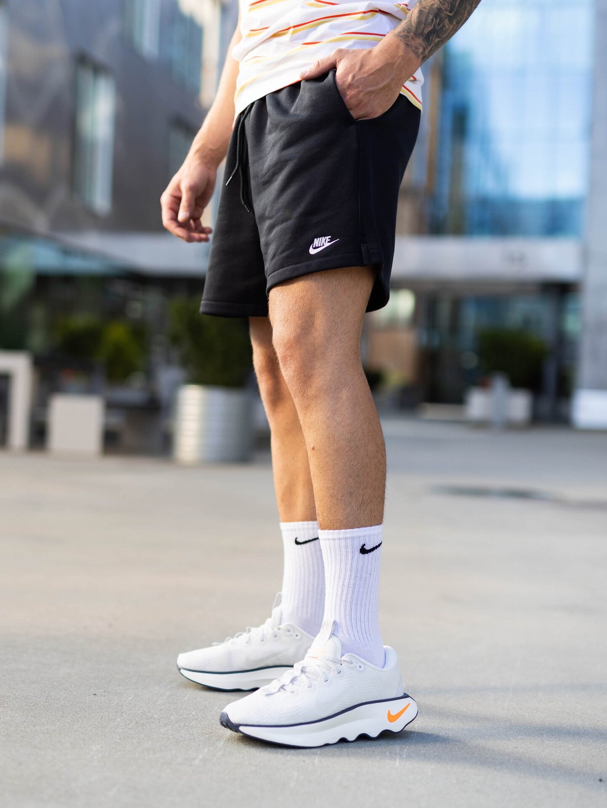 Nike Club Flow French Terry Short Black