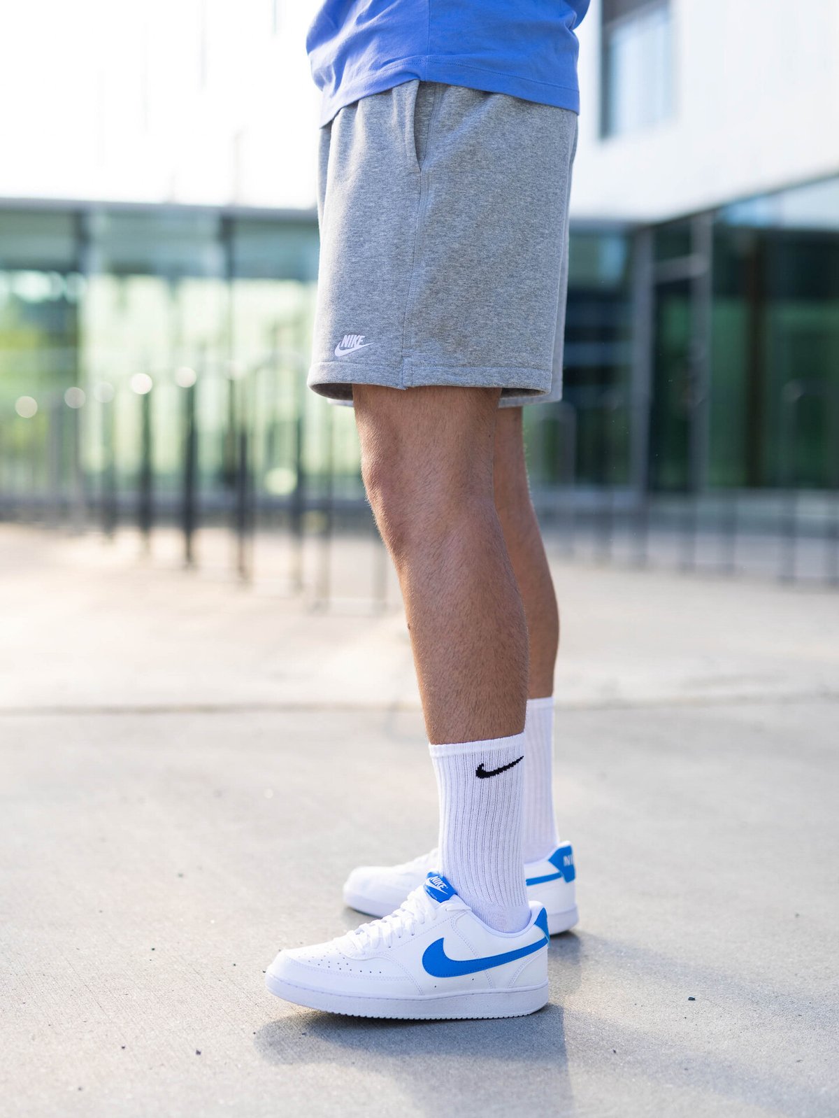 Nike Club Flow French Terry Short Grey