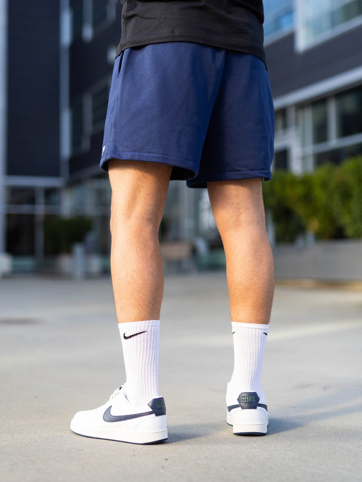 Nike Club Flow French Terry Short Midnight Navy / White