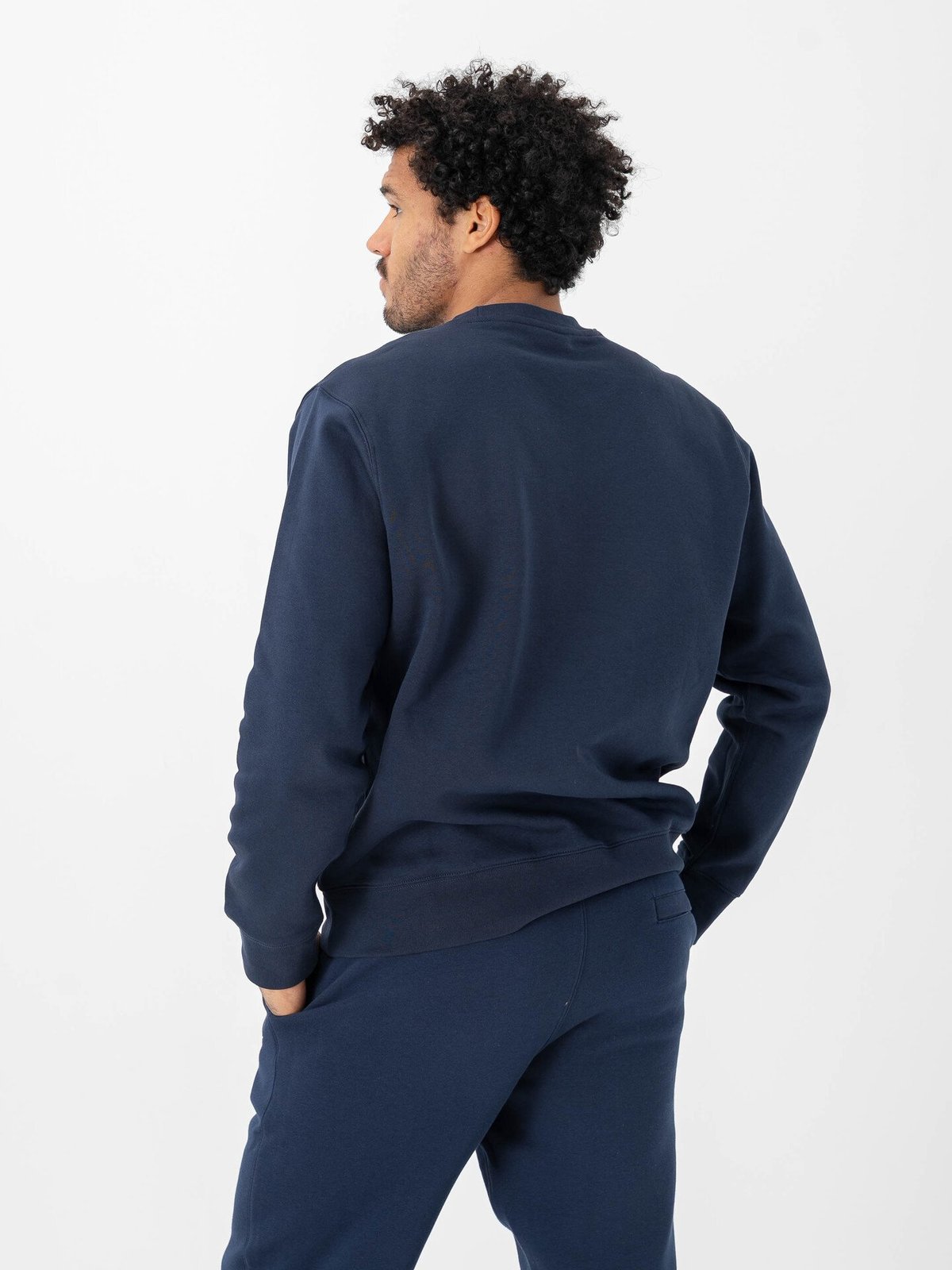 Nike Club Fleece Crew Blå