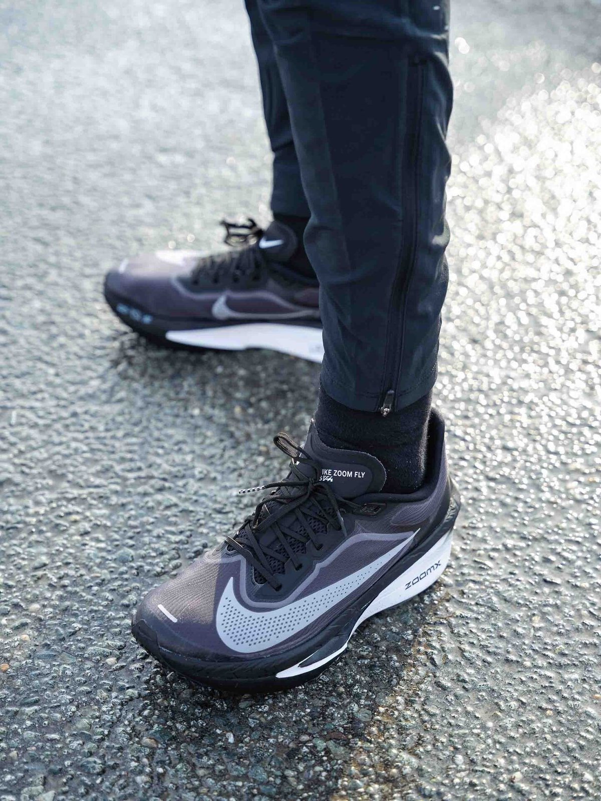 Nike Zoom Fly 6 Svart/Light Smoke Grey/Hvit