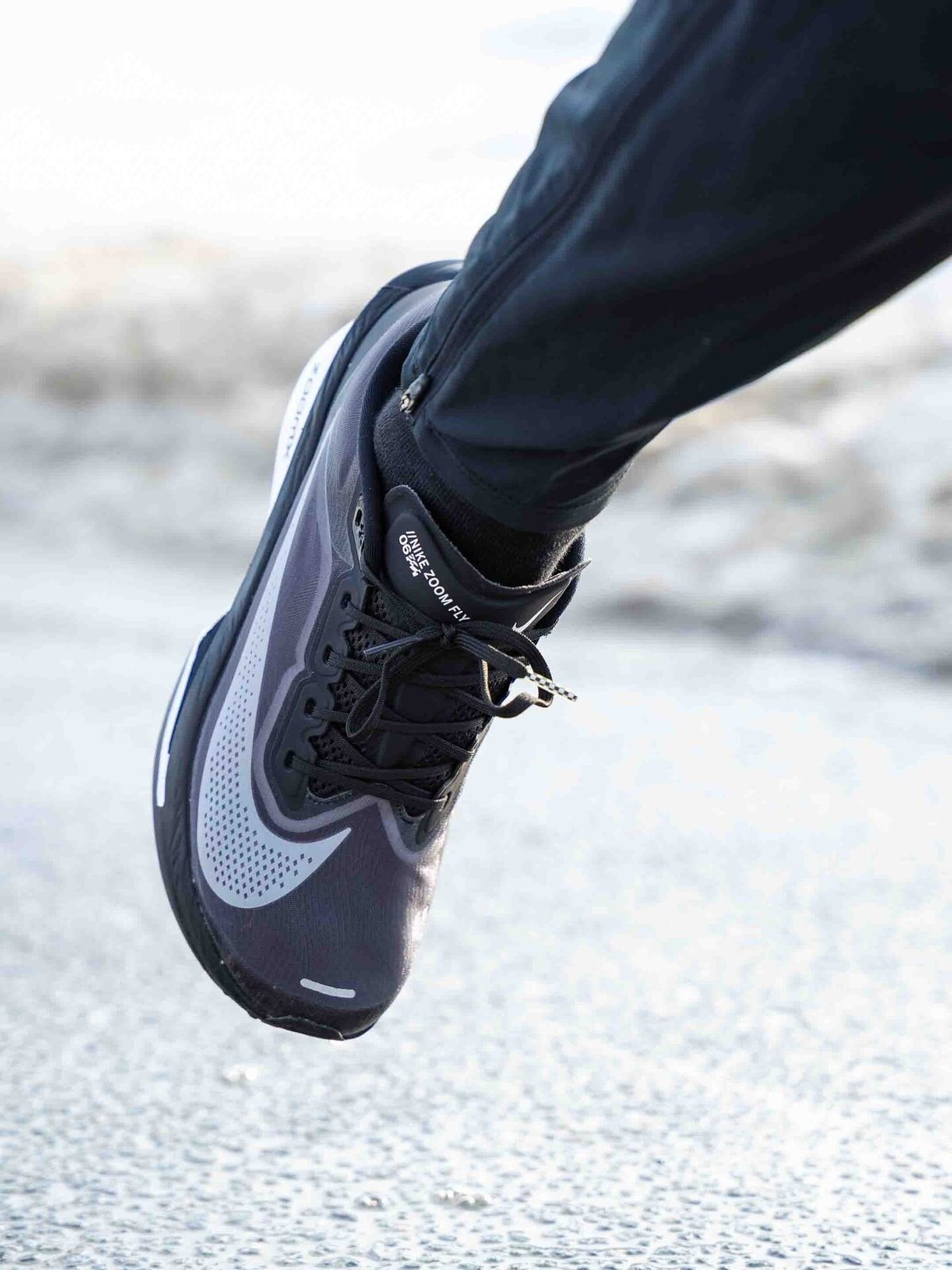 Nike Zoom Fly 6 Svart/Light Smoke Grey/Hvit