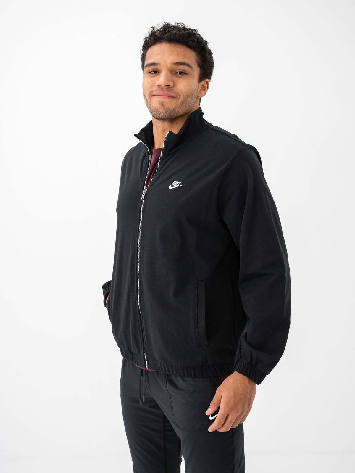 Nike Sportswear Club Knit Jacket Black