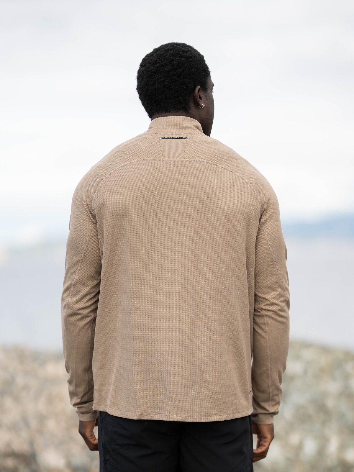 Nike Dri-Fit Trail Midlayer Half-Zip Khaki/Black
