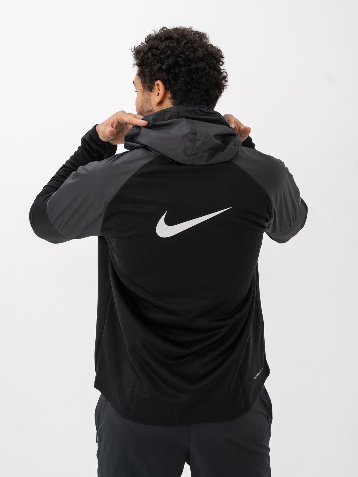 Nike Therma-Fit Water-Repellent Running Jacket Black