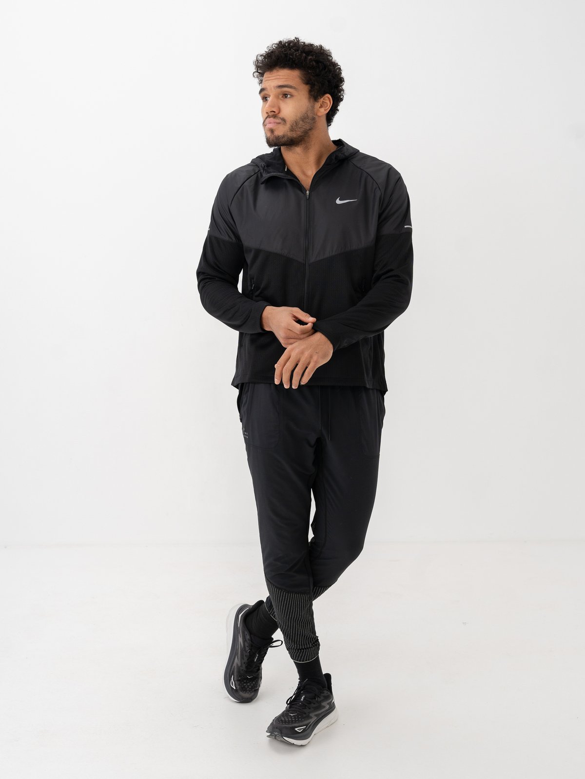 Nike Therma-Fit Water-Repellent Running Jacket Black