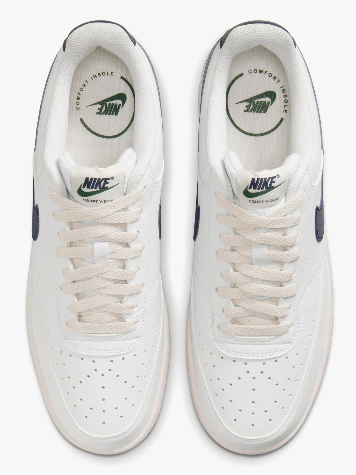 Nike Court Vision Low Next Nature Whit/Obsidian-fir-phantom