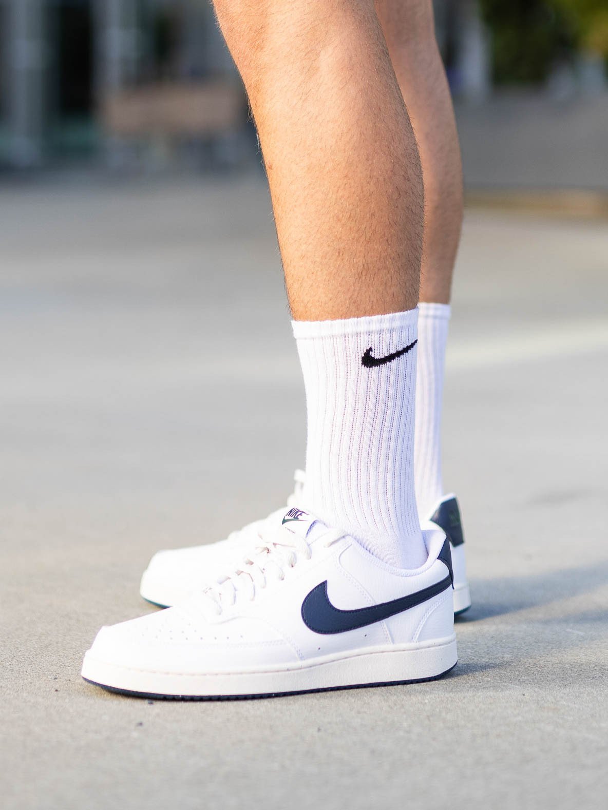 Nike Court Vision Low Next Nature Whit/Obsidian-fir-phantom