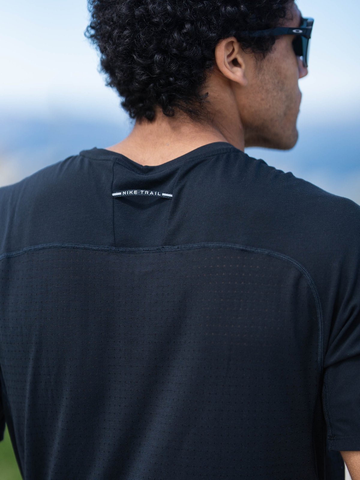 Nike Dri-Fit ADV Solar Chase Short Sleeve Running Top Black / Summit White
