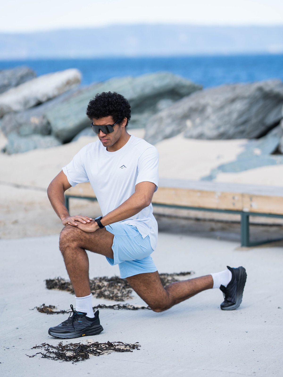 Nike Dri-Fit ADV Solar Chase Short Sleeve Running Top Football Grey / Black