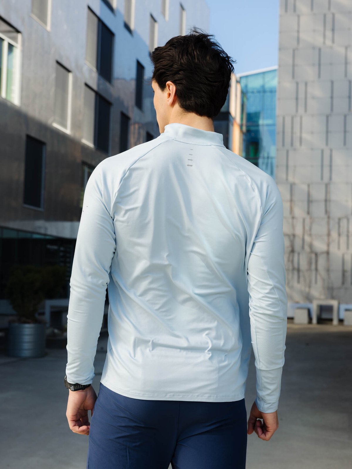 Nike Dri-Fit Stride Half-Zip Midlayer Armory Blue / Reflective Silver
