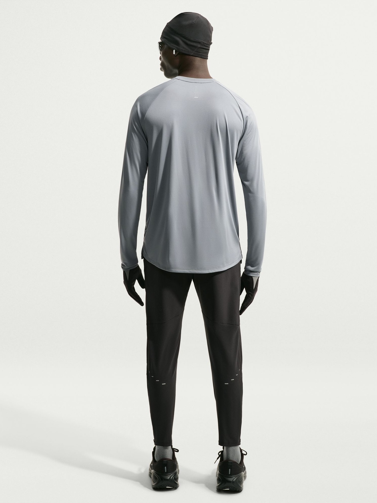 Nike Stride Dri-Fit ADV Long Sleeve Running Top Grå