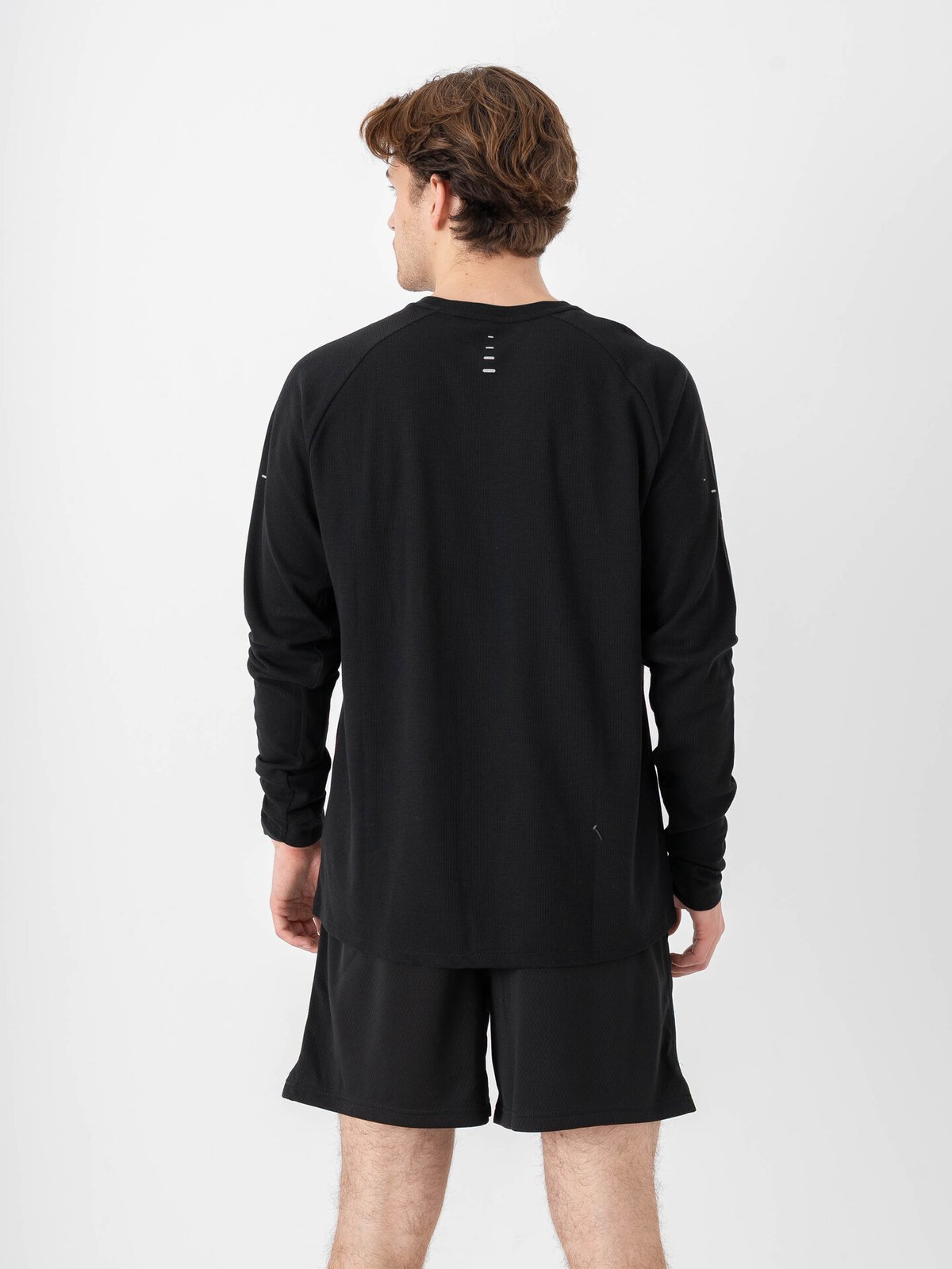 Nike Dri-Fit Stride Waffle Crew Black / Reflective Silver