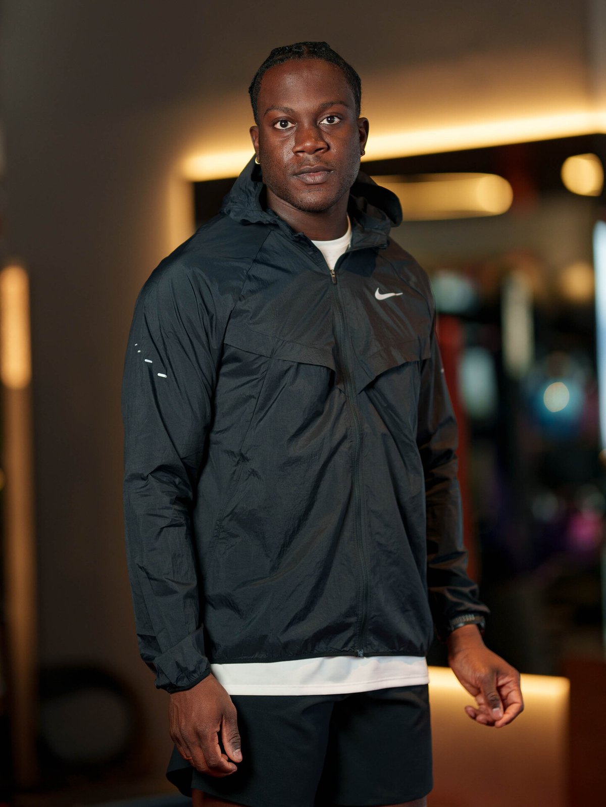 Nike UV Repel Stride Jacket Black