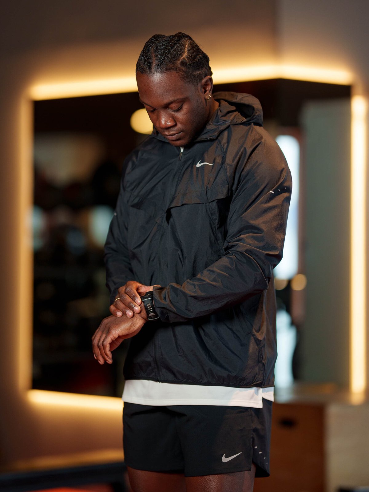 Nike UV Repel Stride Jacket Black