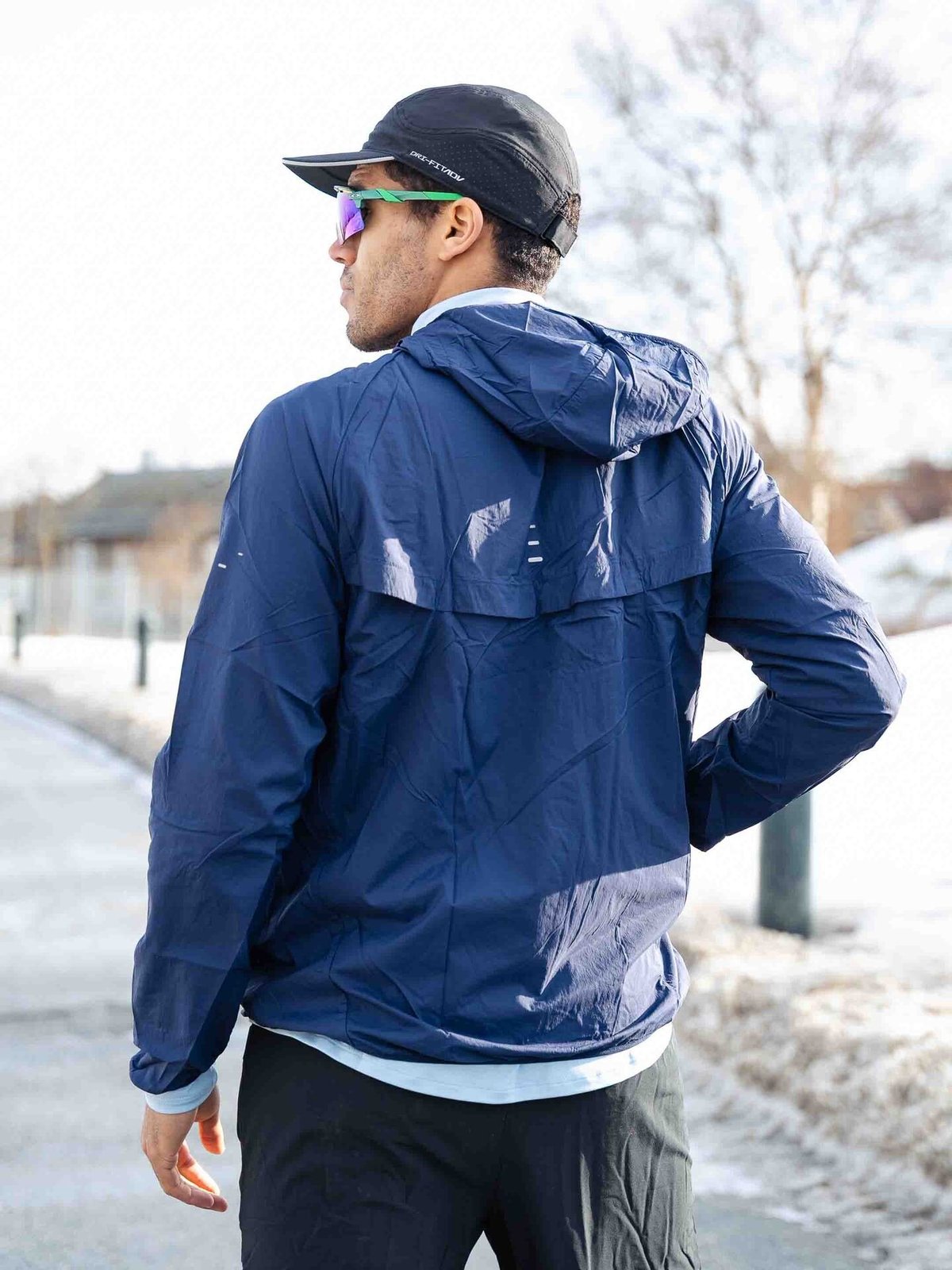 Nike UV Repel Stride Jacket Midnight Navy