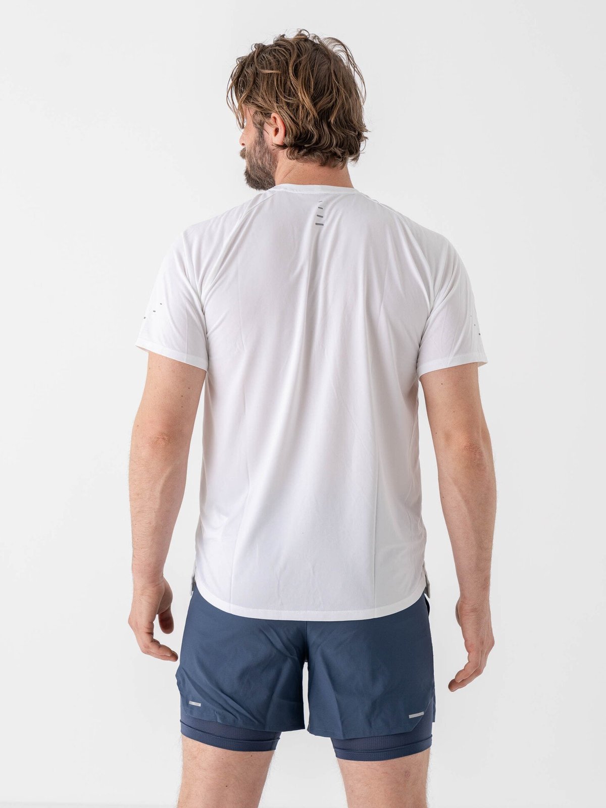 Nike Dri-Fit Advanced Stride Short Sleeve Top White / Reflective Silver