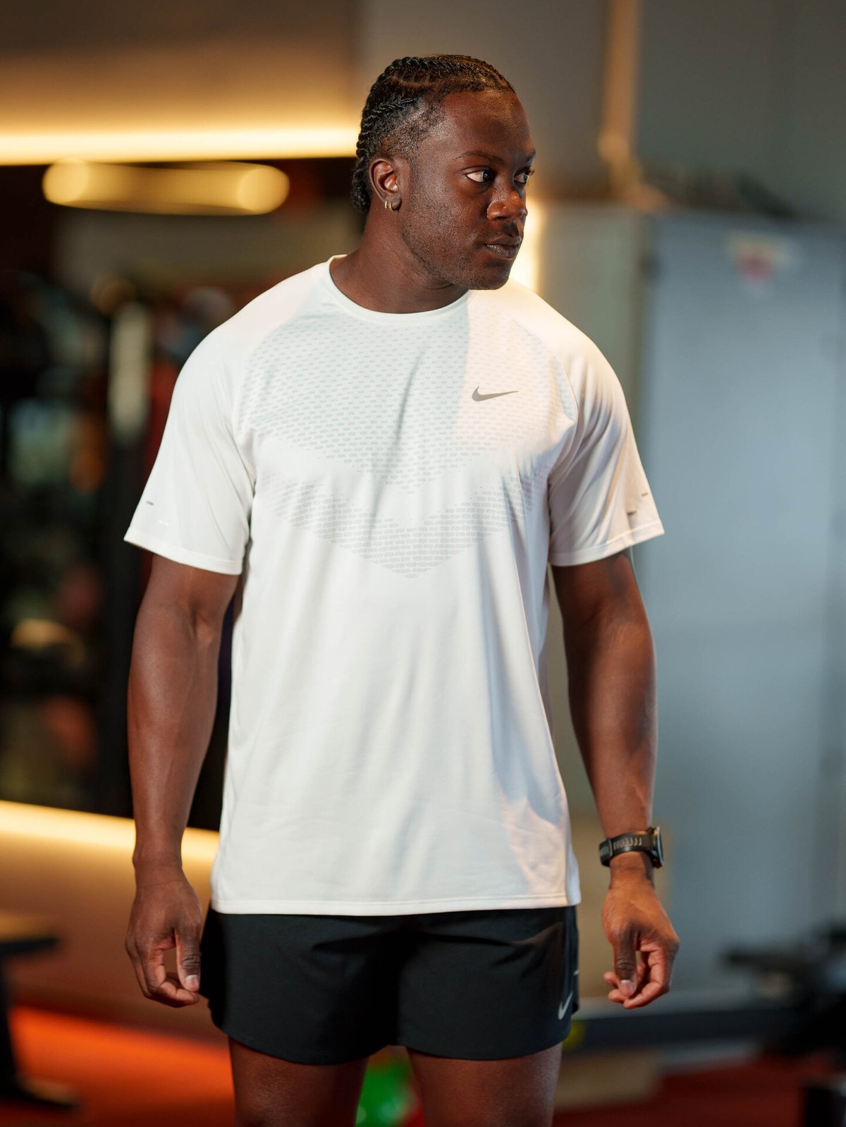 Nike Dri-Fit Advanced Stride Short Sleeve Top White / Reflective Silver