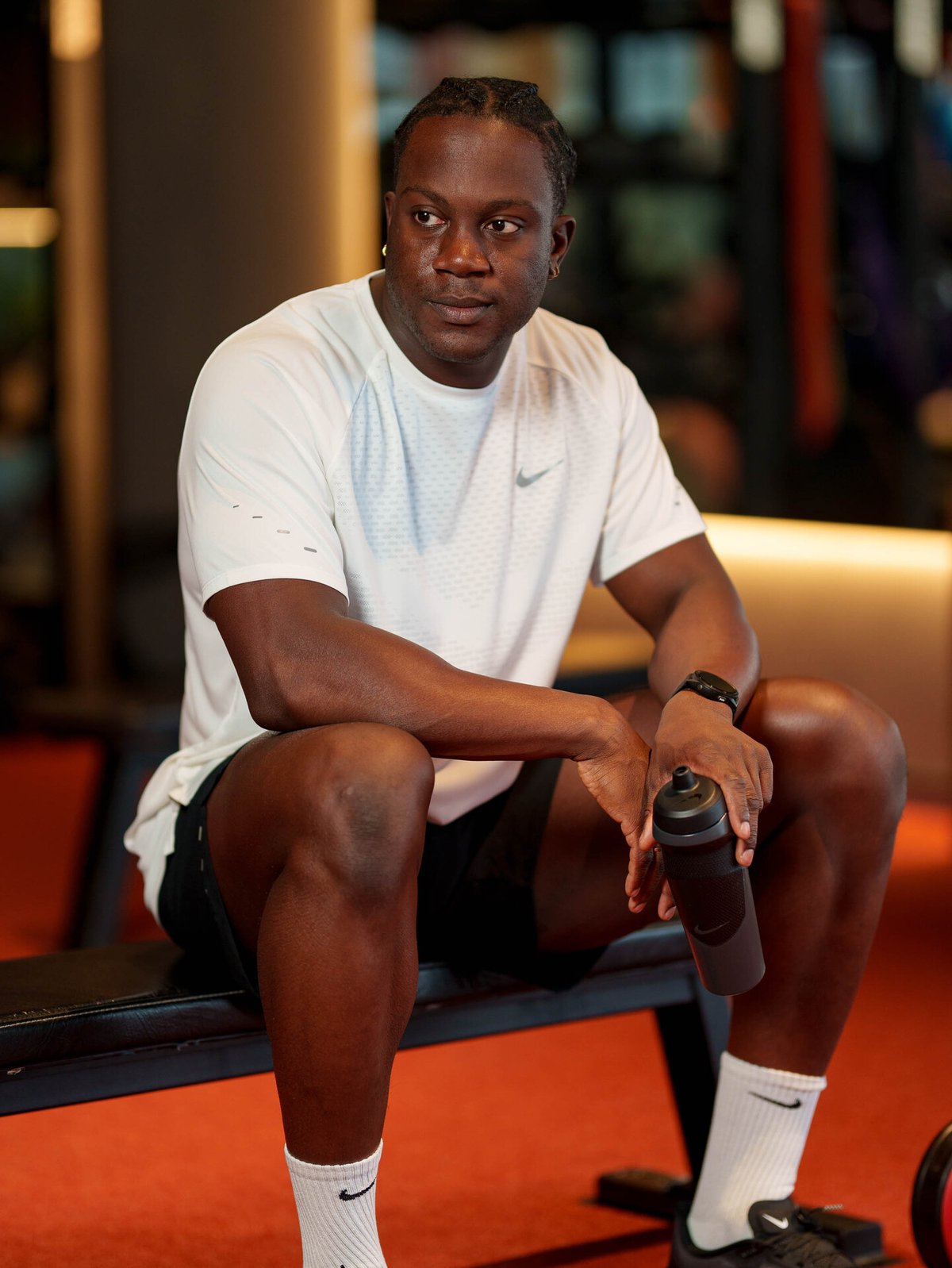 Nike Dri-Fit Advanced Stride Short Sleeve Top White / Reflective Silver
