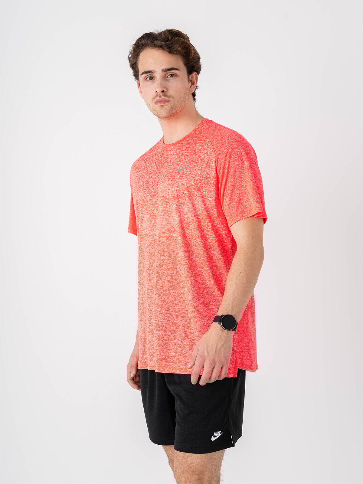 Nike Dri-Fit Advanced Stride Short Sleeve Top Bright Crimson / Reflective Silver