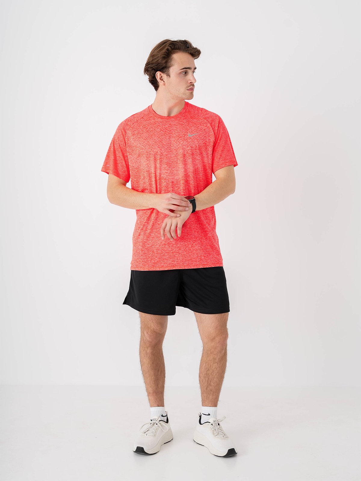 Nike Dri-Fit Advanced Stride Short Sleeve Top Bright Crimson / Reflective Silver