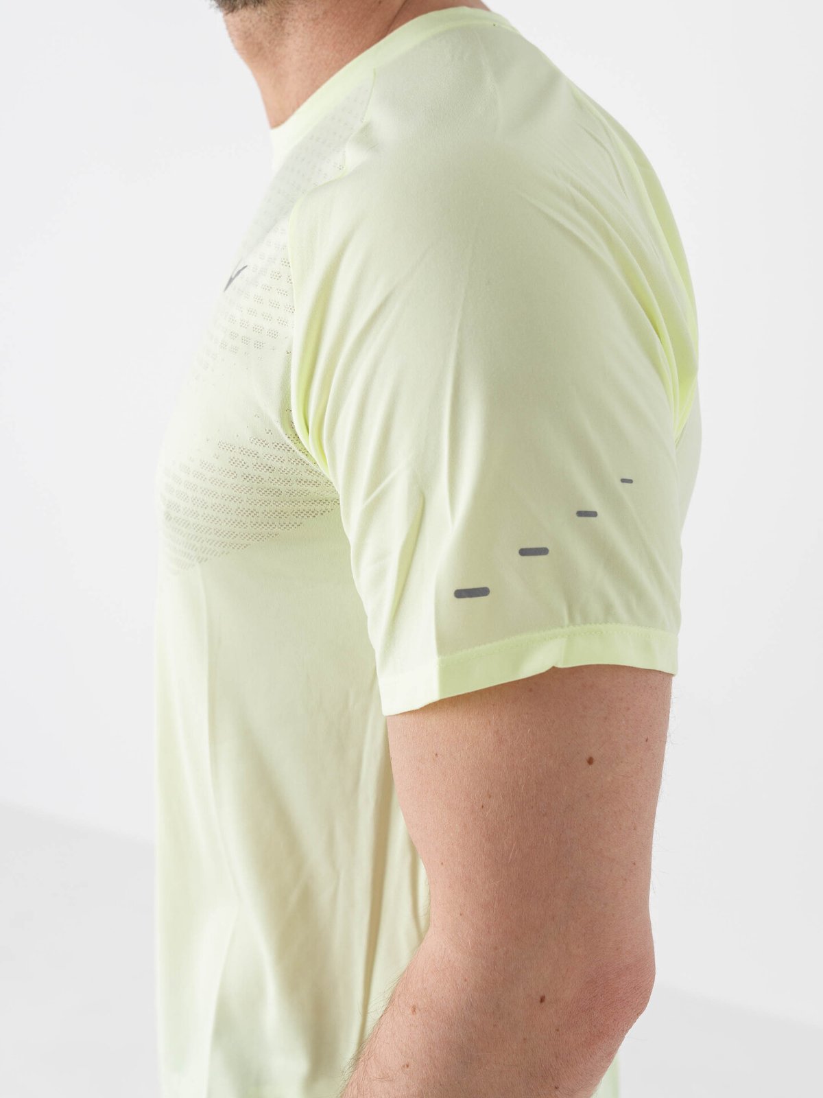 Nike Dri-Fit Advanced Stride Short Sleeve Top Barely Volt / Reflective Silver