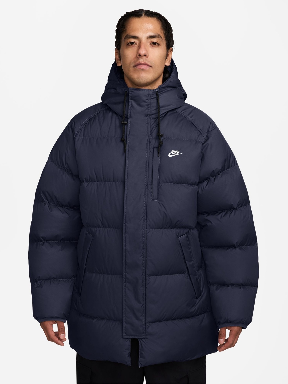 Nike Club Therma-Fit Parkas Blå