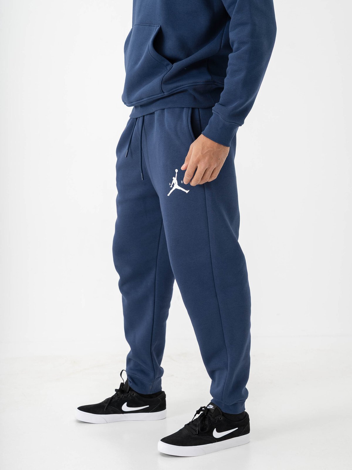Nike Jordan Jumpmann Fleece Pants Midnight Navy / White