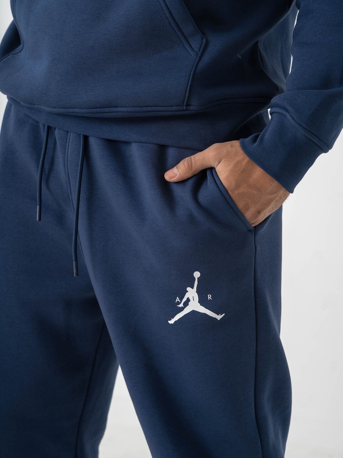 Nike Jordan Jumpmann Fleece Pants Midnight Navy / White