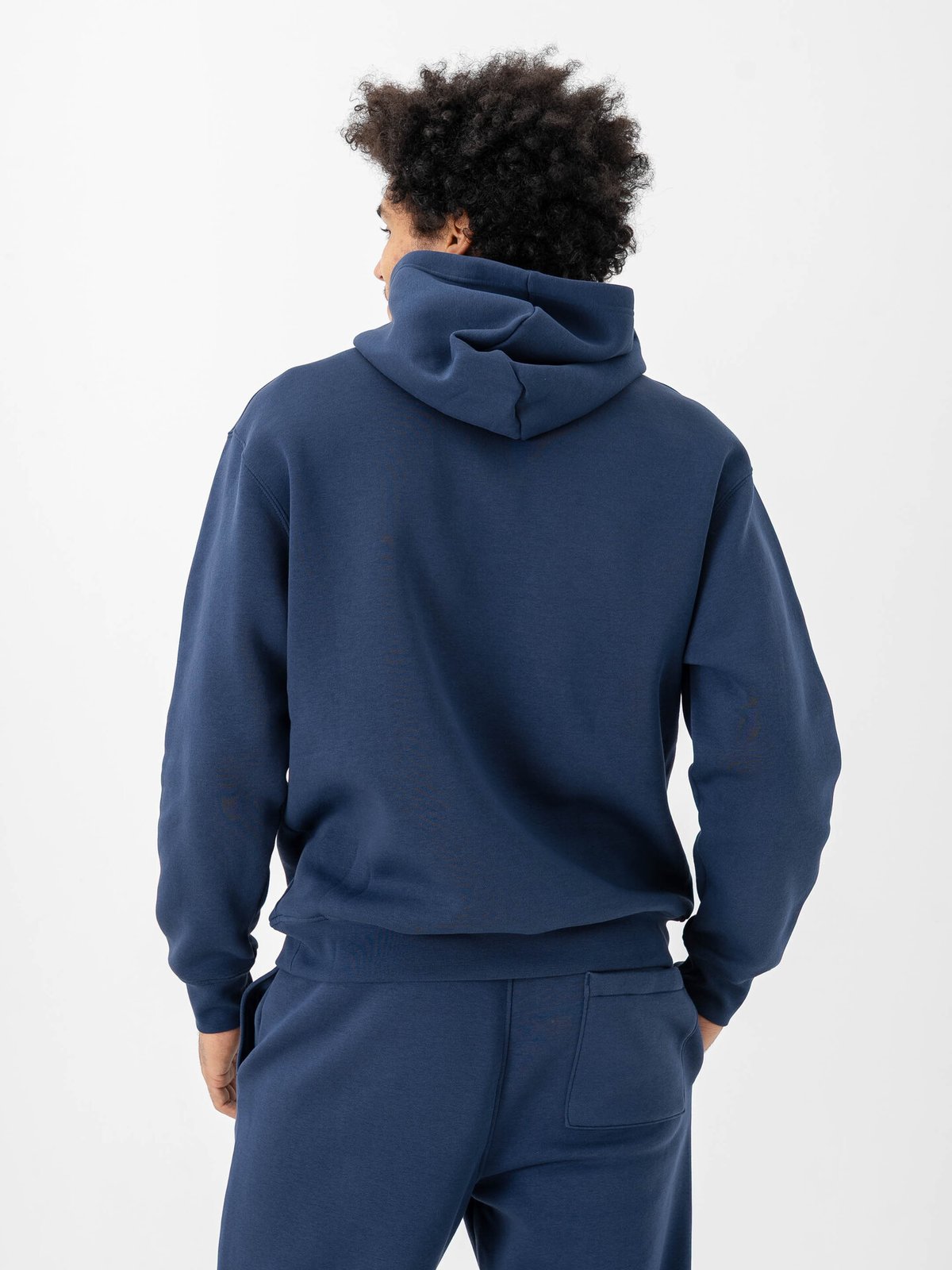 Nike Jordan Jumpmann Fleece Pullover Hoodie Midnight Navy / White