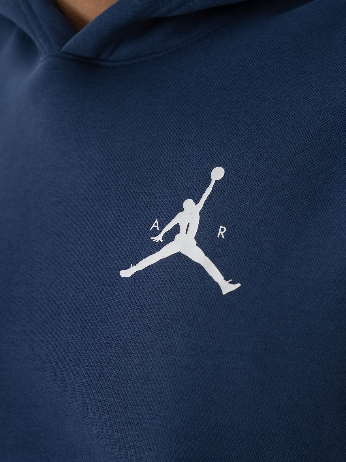 Nike Jordan Jumpmann Fleece Pullover Hoodie Midnight Navy / White