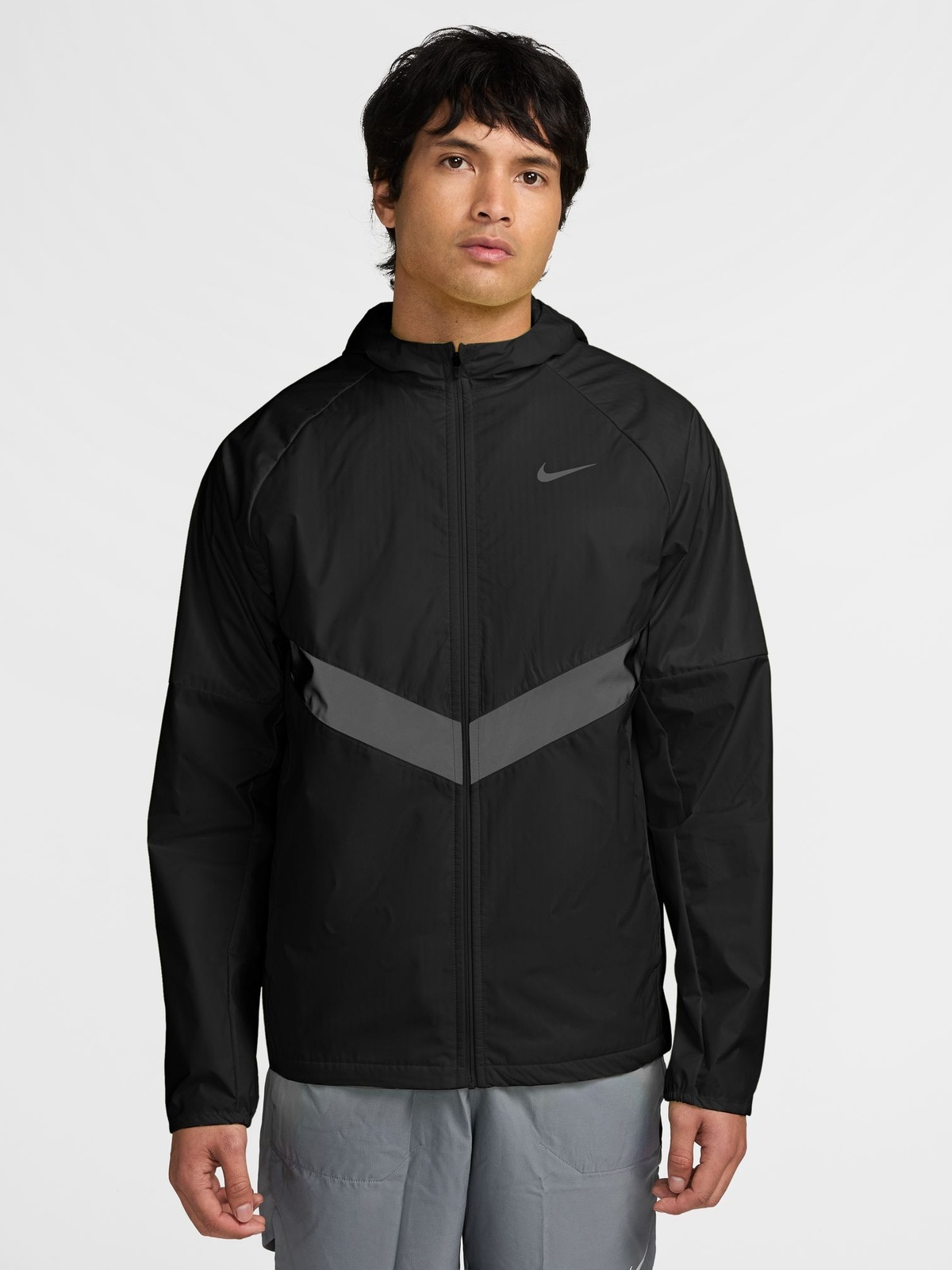 Nike Miler Repel Therma-Fit Winterized Running Jacket Sort