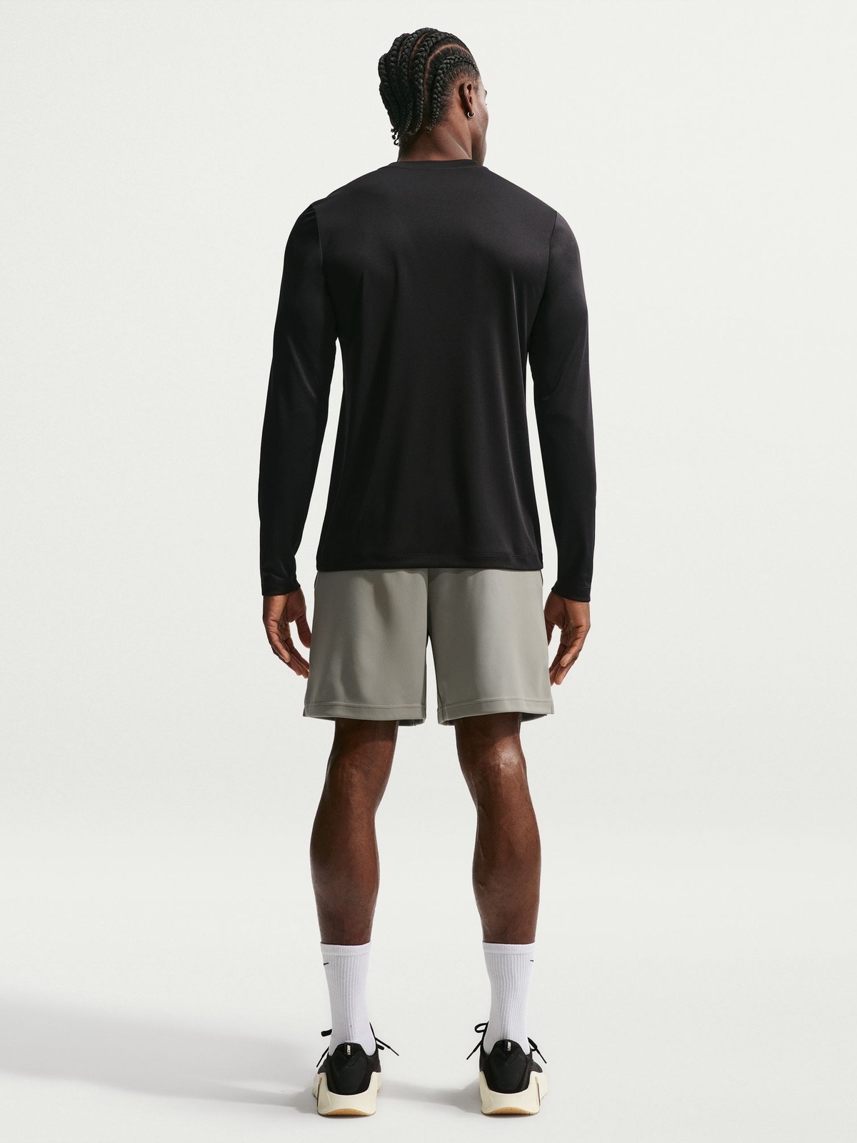 Nike Dri-Fit Long Sleeve Training T-Shirt Sort