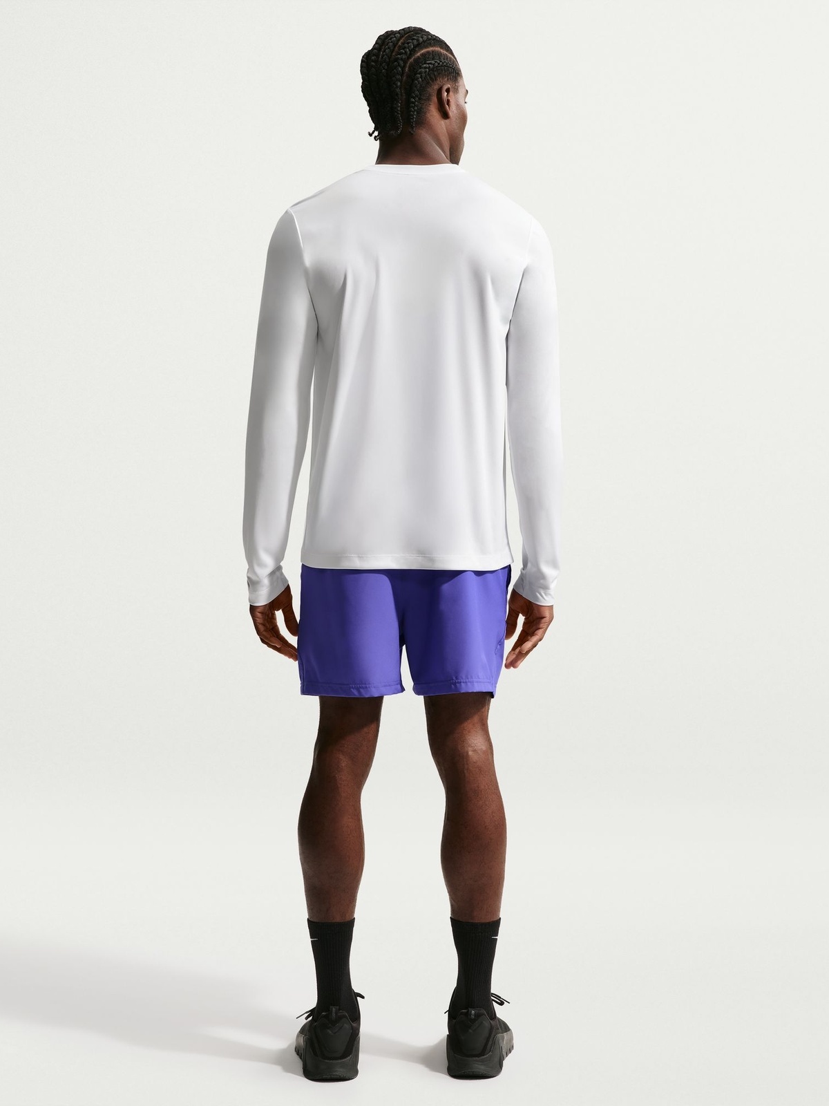 Nike Dri-Fit Long Sleeve Training T-Shirt Hvit