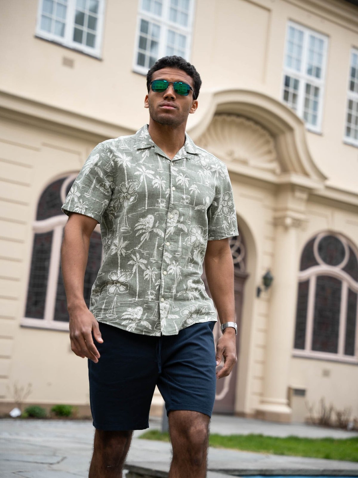 Oakley Ejector Brilleglass: Prizm Jade. Innfatning: Satin Light Steel