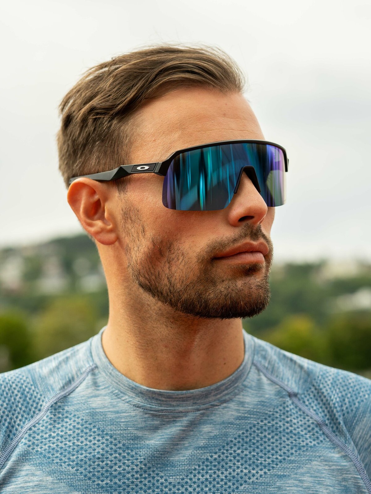Oakley Sutro Lite Brilleglass: Prizm Sapphire / Innfatning: Matte Black