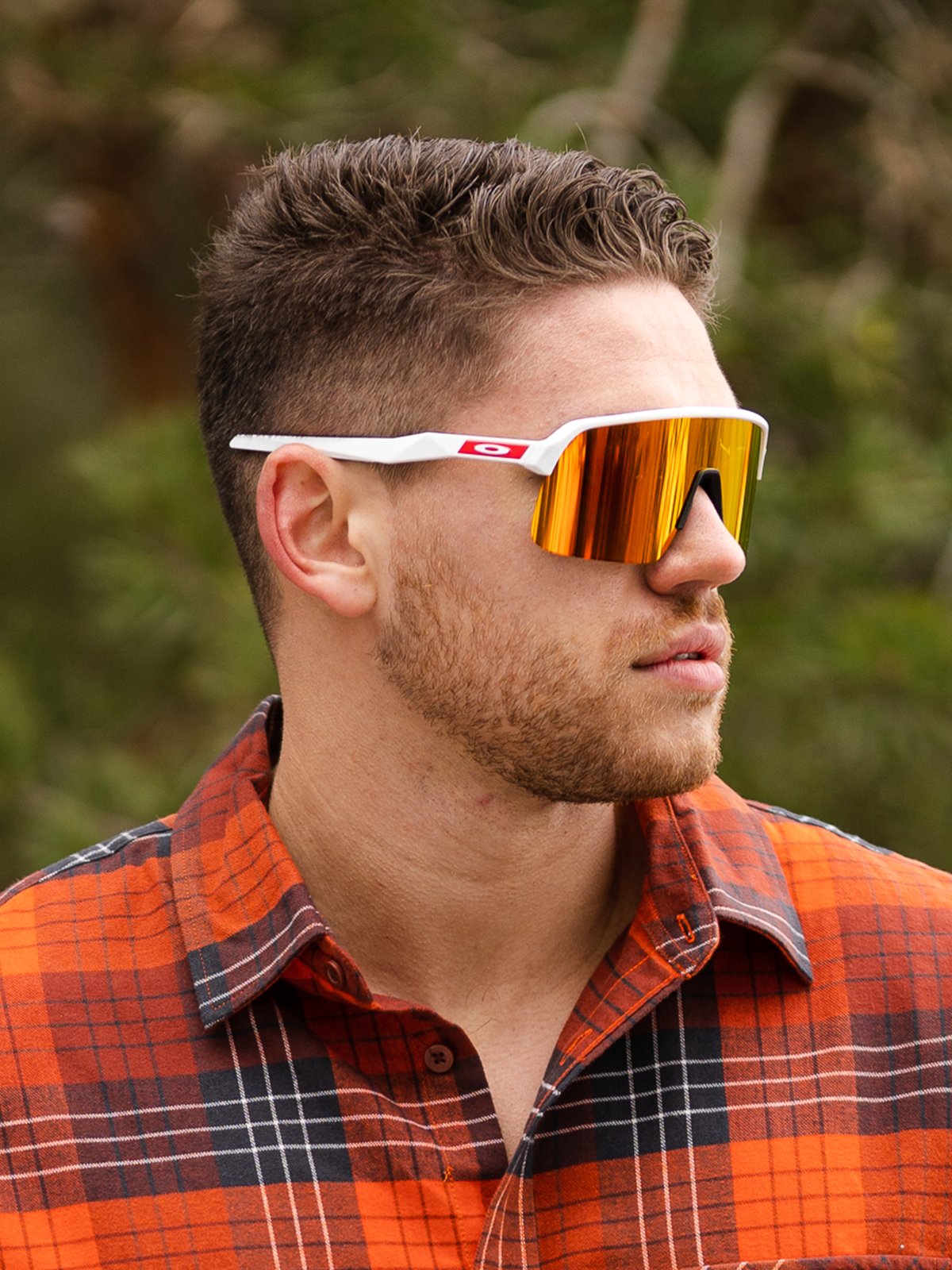 Oakley Sutro Lite Brilleglass: Prizm Ruby / Innfatning: Matte White