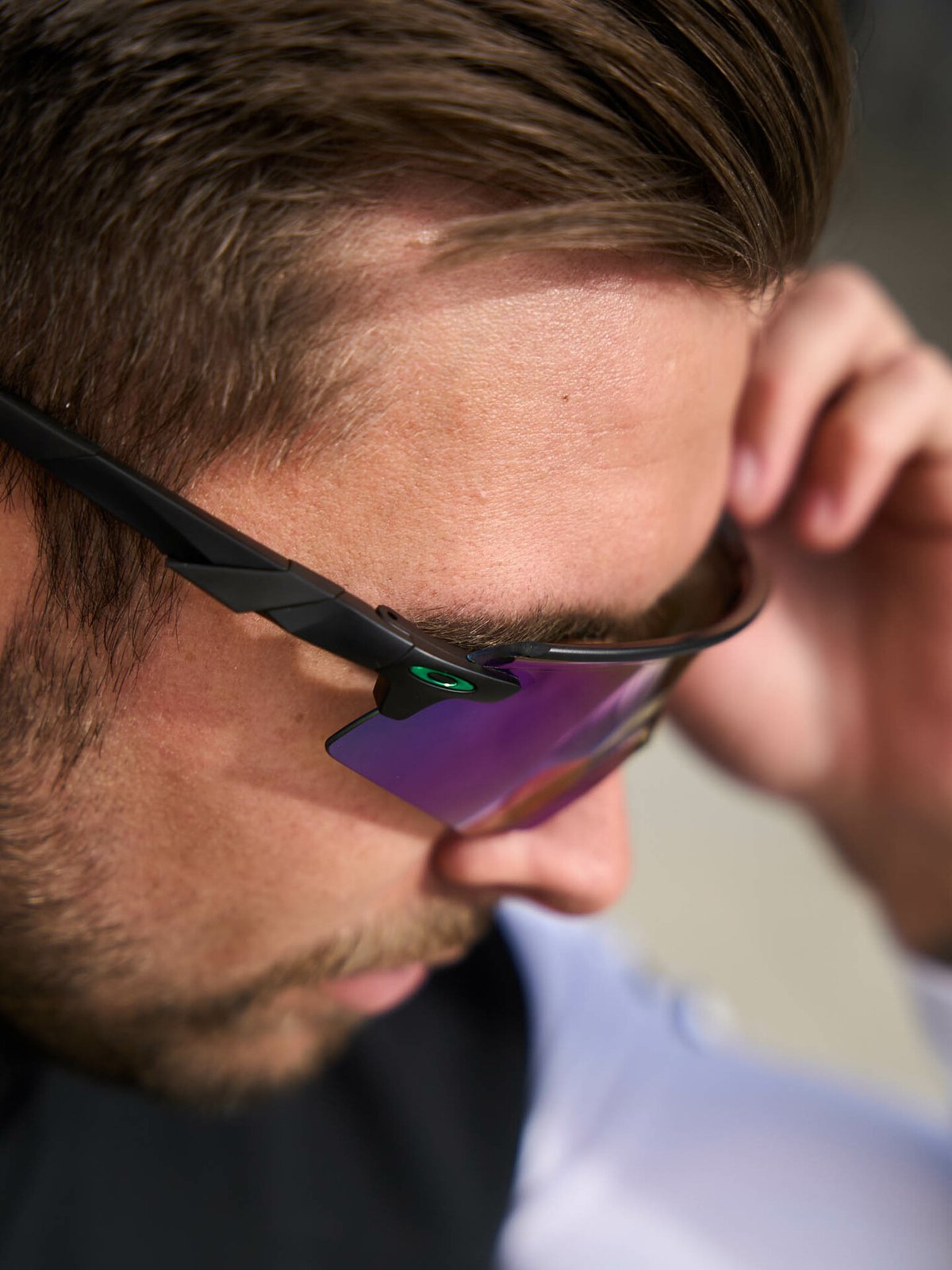 Oakley Encoder Brilleglass: Prizm Jade. Innfatning: Matte Black Ink