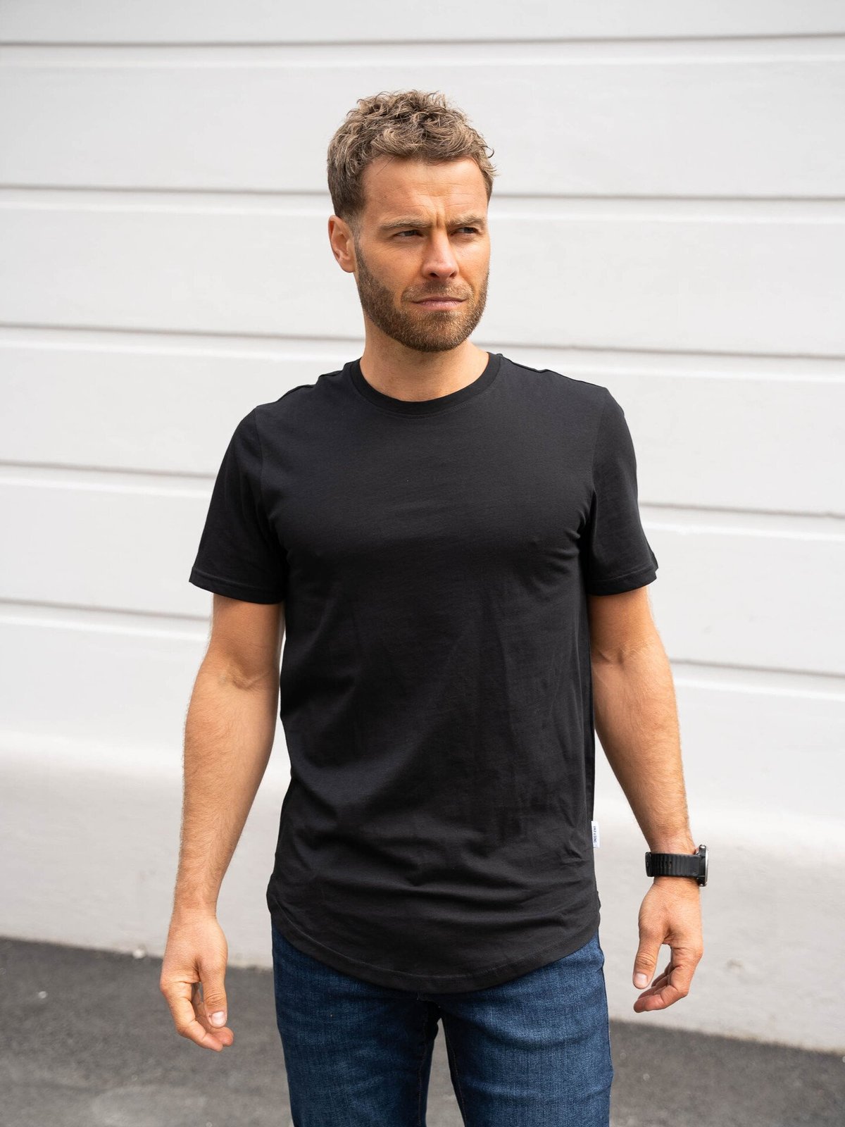 Only & Sons Matt Longy Short Sleeve Tee Black